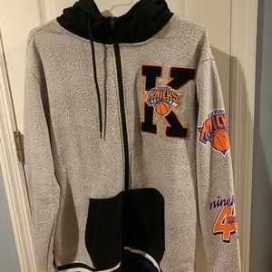 Mens L New York Knicks NBA Full Zip Jacket